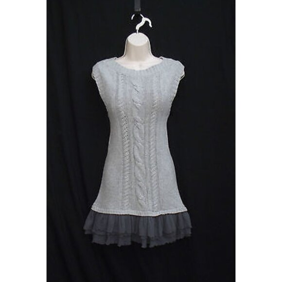 Anthropologie | Moth Cabled Sweater Dress - Picture 1 of 9